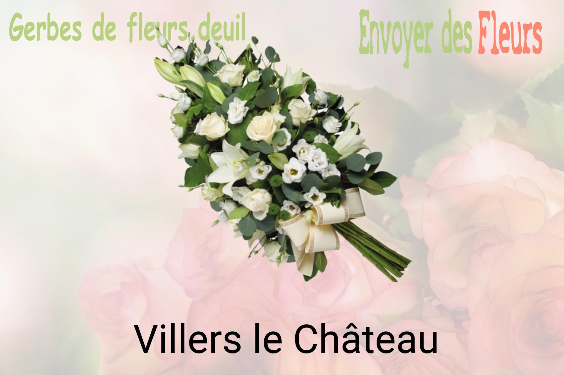 Gerbe de fleurs de deuil livrée à Villers-le-Château